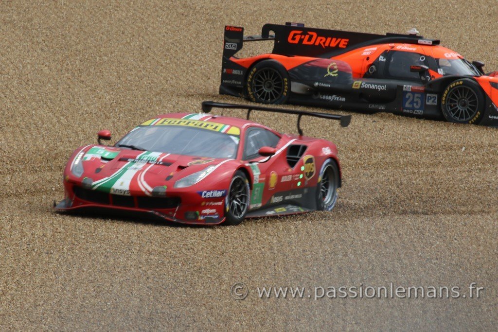 Sortie de piste 24h du mans